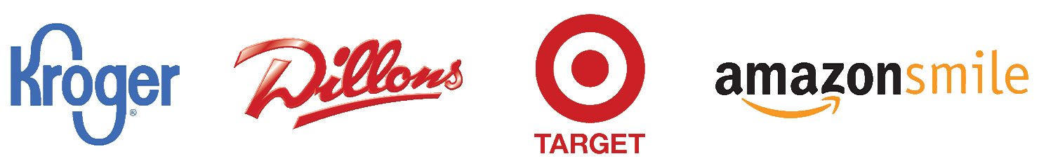 Kroger Dillons Target AmazonSmile Logos